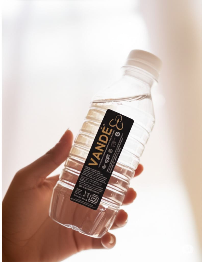 Lifestyle shot with Vande water